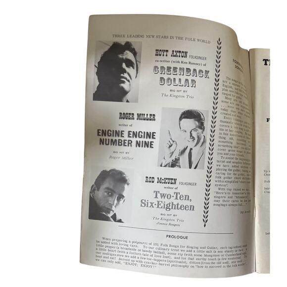 VTG Folksinger’s Folk Song Book East Guitar Hoot Sings Jay Arnold Chord Playing - Picture 3 of 7